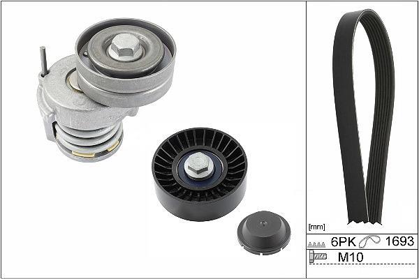 Kit de courroie d'accessoire Schaeffler INA ref. 529 0534 10