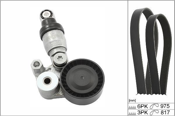 Kit de courroie d'accessoire Schaeffler INA ref. 529 0540 10