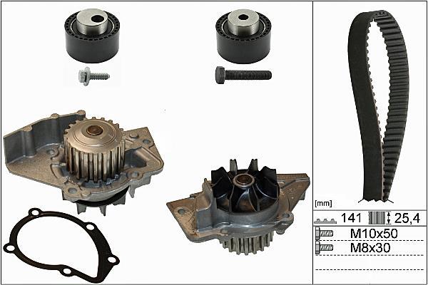 Pompe à eau + kit de courroie de distribution (Kit courroie de distribution) Schaeffler INA ref. 530 0111 30