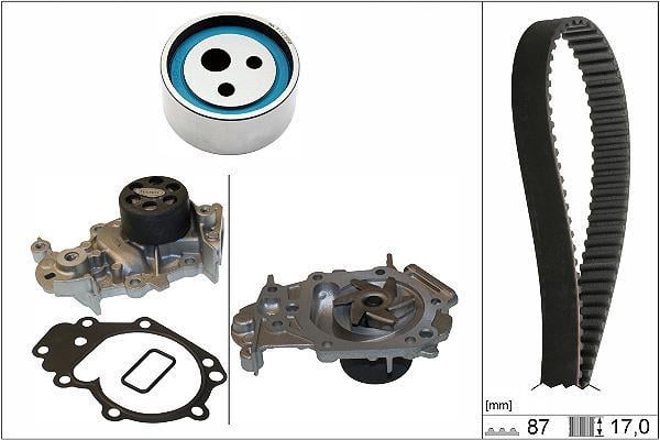 Pompe à eau + kit de courroie de distribution (Kit courroie de distribution) Schaeffler INA ref. 530 0182 31