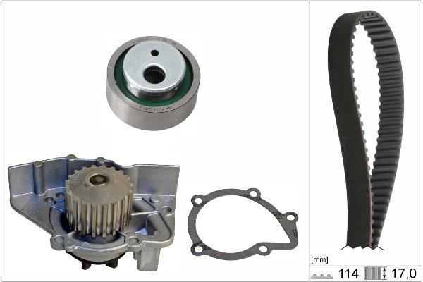 Pompe à eau + kit de courroie de distribution (Kit courroie de distribution) Schaeffler INA ref. 530 0258 30