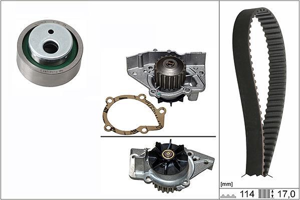 Pompe à eau + kit de courroie de distribution (Kit courroie de distribution) Schaeffler INA ref. 530 0258 31