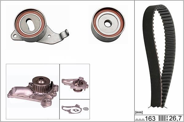 Pompe à eau + kit de courroie de distribution (Kit courroie de distribution) Schaeffler INA ref. 530 0268 30