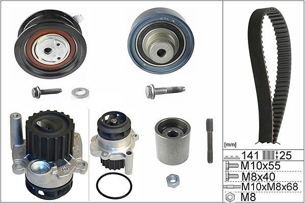 Pompe à eau + kit de courroie de distribution (Kit courroie de distribution) Schaeffler INA ref. 530 0361 32