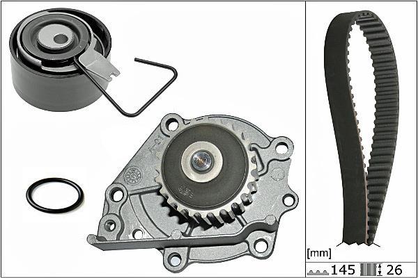 Pompe à eau + kit de courroie de distribution (Kit courroie de distribution) Schaeffler INA ref. 530 0376 30