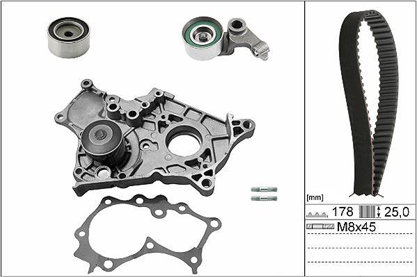 Pompe à eau + kit de courroie de distribution (Kit courroie de distribution) Schaeffler INA ref. 530 0422 30