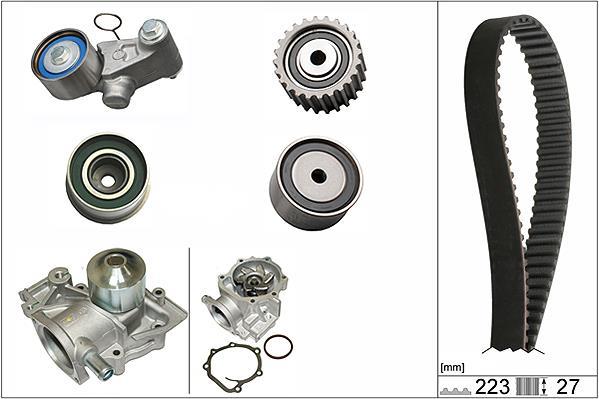 Pompe à eau + kit de courroie de distribution (Kit courroie de distribution) Schaeffler INA ref. 530 0426 30