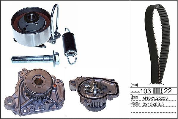 Pompe à eau + kit de courroie de distribution (Kit courroie de distribution) Schaeffler INA 530 0505 31