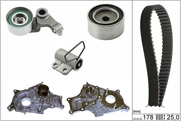 Pompe à eau + kit de courroie de distribution (Kit courroie de distribution) Schaeffler INA ref. 530 0543 31