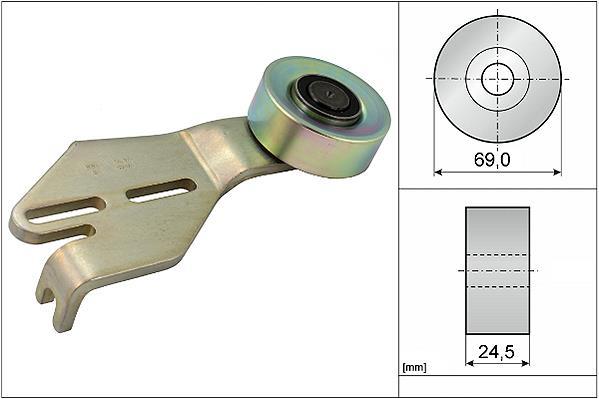 Galet tendeur de courroie d'accessoire Schaeffler INA 531 0238 10