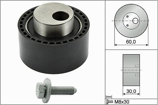 Galet tendeur de courroie de distribution (Galet tendeur de courroie crantée) Schaeffler INA 531 0264 10