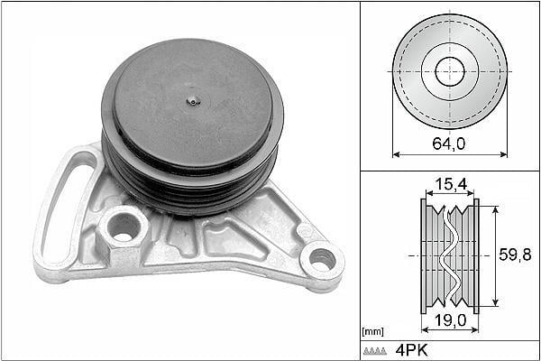 Galet tendeur de courroie d'accessoire Schaeffler INA 531 0309 10