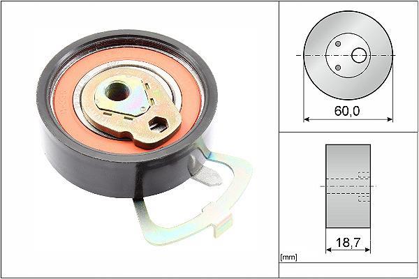 Polea tensora, correa distribución Schaeffler INA ref. 531 0339 10