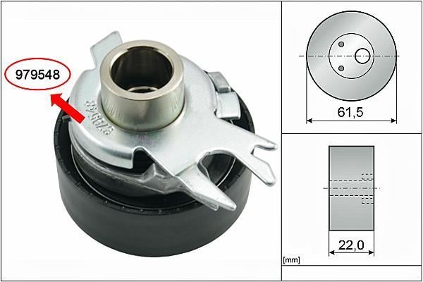 Polea tensora, correa distribución Schaeffler INA ref. 531 0525 30
