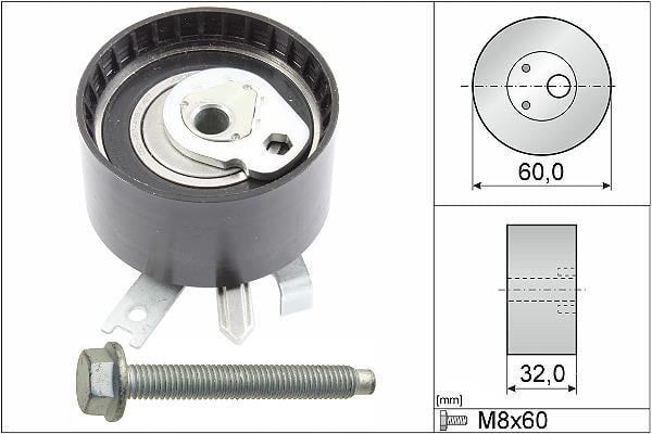 Polea tensora, correa distribución Schaeffler INA ref. 531 0547 10