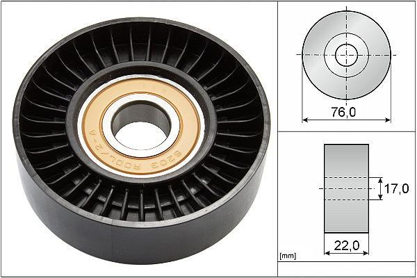 Rolo tensor da correia trapezoidal estriada Schaeffler INA ref. 531 0677 30
