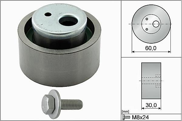 Polea tensora, correa distribución Schaeffler INA ref. 531 0780 10