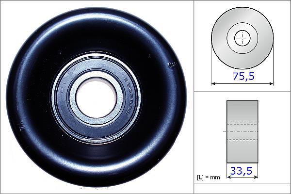 Galet tendeur de courroie d'accessoire Schaeffler INA 531 0827 10