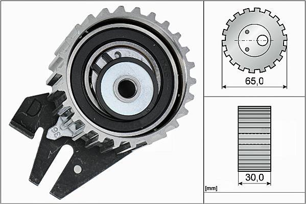 Polea tensora, correa distribución Schaeffler INA ref. 531 0844 10