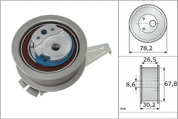 Polea tensora, correa distribución Schaeffler INA ref. 531 0847 10