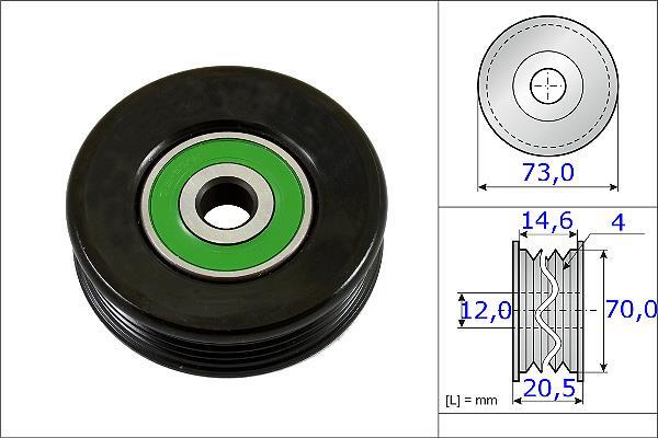 Galet tendeur de courroie d'accessoire Schaeffler INA 531 0852 10