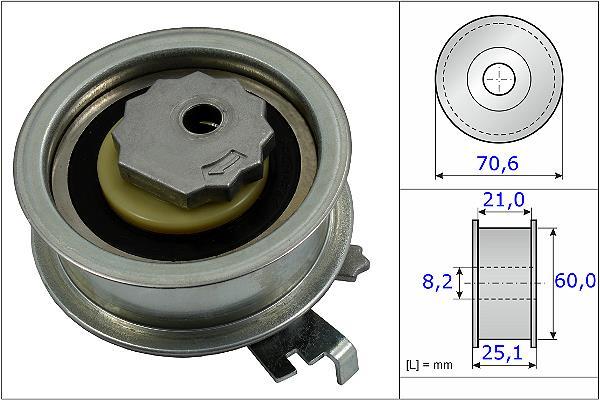 Polea tensora, correa distribución Schaeffler INA ref. 531 0882 10