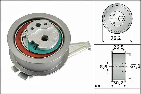 Polea tensora, correa distribución Schaeffler INA ref. 531 0894 10