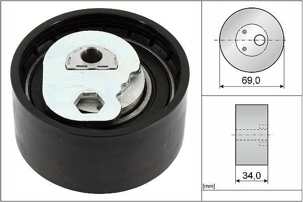 Polea tensora, correa distribución Schaeffler INA ref. 531 0941 10