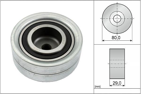 Polea inversión/guía, correa distribución Schaeffler INA ref. 532 0111 10