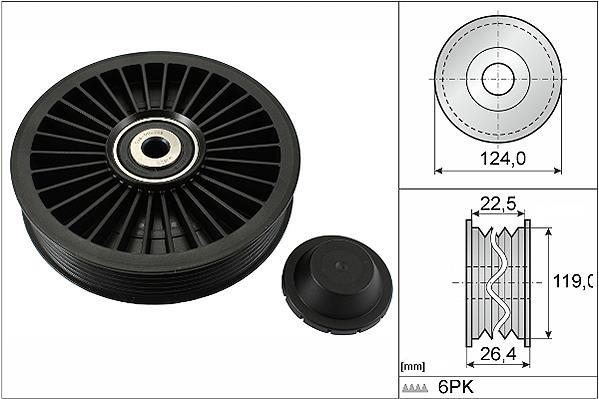 Galet enrouleur de courroie d'accessoire Schaeffler INA 532 0242 10