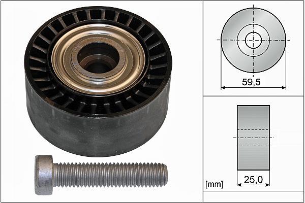 Galet enrouleur de courroie d'accessoire Schaeffler INA ref. 532 0433 10