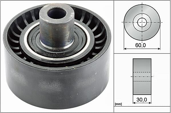 Polea inversión/guía, correa auxiliar servicios Schaeffler INA ref. 532 0538 10