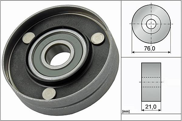 Polea inversión/guía, correa auxiliar servicios Schaeffler INA ref. 532 0567 10