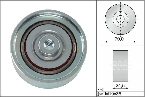 Galet enrouleur de courroie d'accessoire Schaeffler INA 532 0583 10