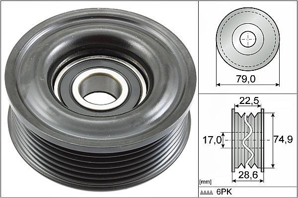 Polea inversión/guía, correa auxiliar servicios Schaeffler INA ref. 532 0721 10