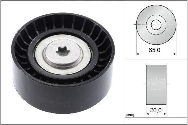 Galet enrouleur de courroie d'accessoire Schaeffler INA ref. 532 0748 10