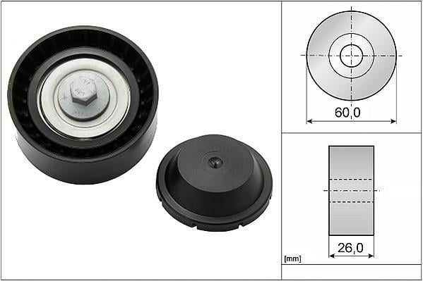 Galet enrouleur de courroie d'accessoire Schaeffler INA 532 0824 10