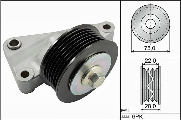 Polea inversión/guía, correa auxiliar servicios Schaeffler INA ref. 532 0825 10