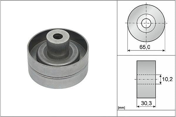 Polea inversión/guía, correa auxiliar servicios Schaeffler INA ref. 532 0910 10