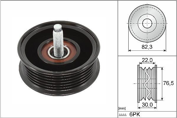 Galet enrouleur de courroie d'accessoire Schaeffler INA 532 0922 10