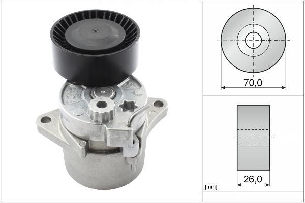 Galet tendeur de courroie d'accessoire Schaeffler INA 533 0017 10
