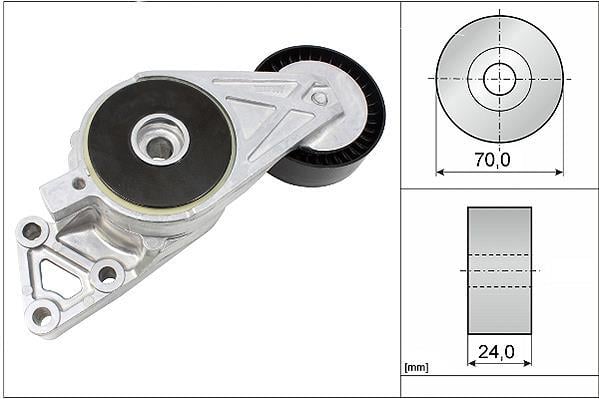 Rolo tensor da correia trapezoidal estriada Schaeffler INA ref. 533 0076 30