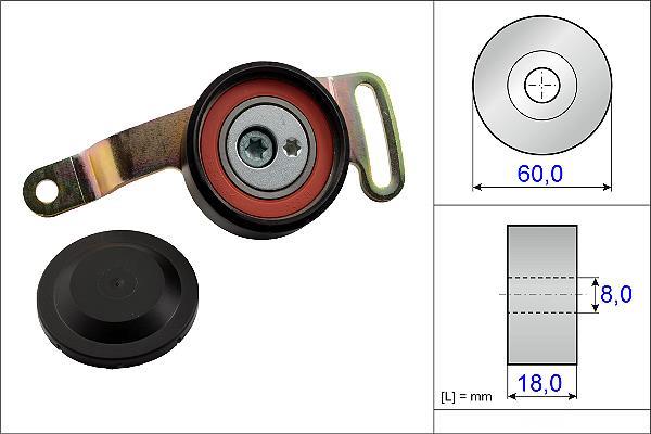 Galet tendeur de courroie d'accessoire Schaeffler INA 533 0078 10