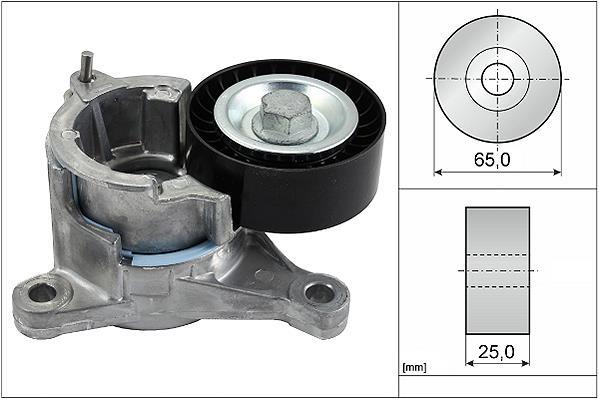 Galet tendeur de courroie d'accessoire Schaeffler INA 534 0022 10