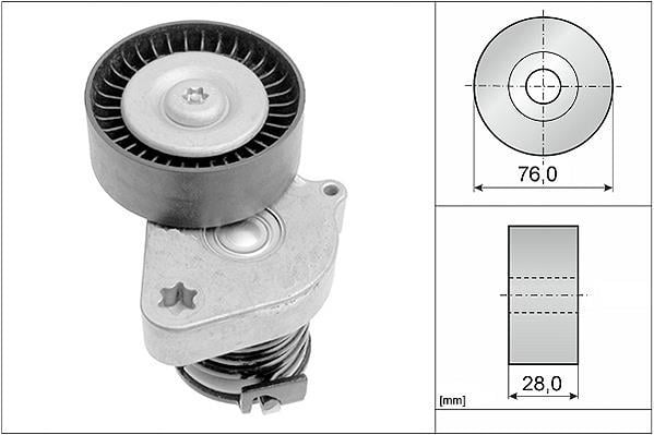 Rolo tensor da correia trapezoidal estriada Schaeffler INA ref. 534 0081 30