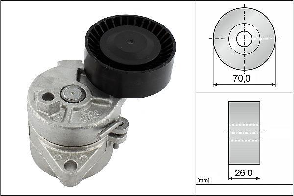 Rolo tensor da correia trapezoidal estriada Schaeffler INA ref. 534 0104 10