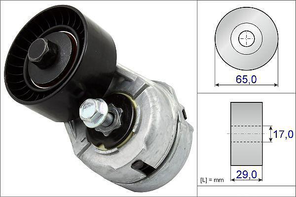 Rolo tensor da correia trapezoidal estriada Schaeffler INA ref. 534 0109 20
