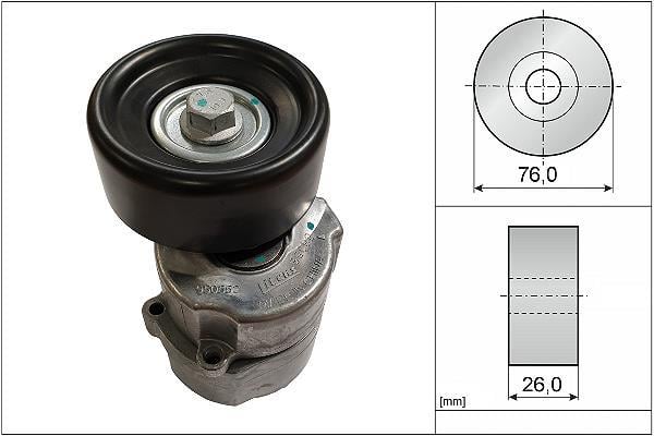 Rolo tensor da correia trapezoidal estriada Schaeffler INA ref. 534 0135 30