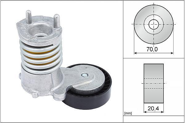 Galet tendeur de courroie d'accessoire Schaeffler INA 534 0274 10