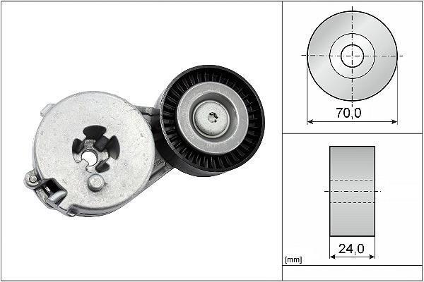Tensor de correa, correa poli V Schaeffler INA 534 0333 10